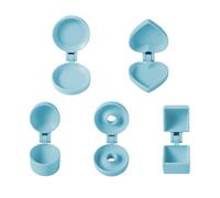 Molde para tartas Pop | 5 piezas molde redondo para pasteles fácil de usar | Accesorio para dulces con desmoldado simple para bolas de arroz chocolate pasta blanda mochi galleta | para fiestas bodas