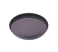 Molde para tartas redondas con fondo extraíble antiadherente para quiche para hornear, plato para hornear, plato para tartas, postres de pasteles