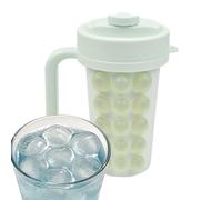 Molde para Vaso de Hielo - Bandeja Exprimible para Congelador con Popote,Pequeño Fabricante de Hielo de con Interior de Acero Inoxidable | para Cócteles Whisky Té Café, Hogar, Camping, Picnic, y Reuni