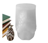 Molde para vela con casa navideña Diseño Piña de Pino 3D Casa Escultura | Moldes de jabón fácil desmoldeo En Hogar Y Fiestas Centro De Mesa Jabón Resina Epoxi Vaciado J-5292