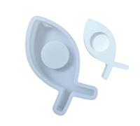 Molde para vela con figura de, molde de silicona con forma de animal, 14x7x2,6 cm, de de fundición epoxi, de silicona para chocolate y dulces DIY | Estatuilla de peces, artes