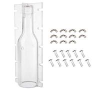 Molde para velas, caramelo, chocolate, vela de plástico transparente, herramienta de molde DIY, botella de vino, forma de bricolaje, resistente al calor, fabricación de bodas