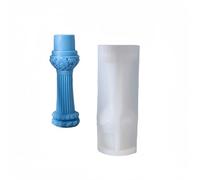 Molde Para Velas Columna Romana Aromaterapia Vela Molde De Silicona Diy Difusor Piedra Yeso Molde-A