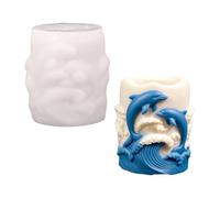 Molde Para Velas Con Forma De Delfín: Lindo Diseño Reutilizable Realista En 3D, Herramienta De Fundición Artesanal Novedosa, Solución De Moldeado Creativa Detallada | Moldes De Resina Para Manualidade