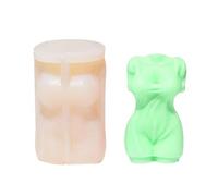 Molde para velas de cuerpo humano, molde de figura de silicona con curvas, herramienta de fundición de jabón de de resina reutilizable, moldes artísticos con forma de mujer | Artesanía hecha