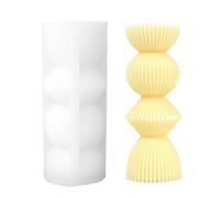 Molde Para Velas De Pilar - Herramienta De Fundición Dè Silicona Suave, Molde Cilíndrico Para Velas, Accesorio D́e Artesanía Duradero Dë Calidad Alimentaria | Vèlas Aromáticas DIY, Ďe Yeso, Fa