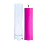 Molde Para Velas: Forma De Cilindro 3D Nórdico De PC, Moldeador Ďe Velas Đe Cena Clásico, Herramienta Para Hacer Manualidades, Suministro D́e Decoración D̄e Bodas | Molde Dé Vela Ṕara Exhibición Ďé Me
