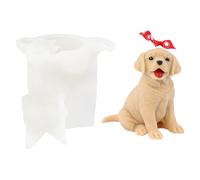 Molde Para Velas Golden Retriever - Molde De Silicona Para Perros 3D Para Jabón De Velas DIY | Kit De Fabricación De Artesanías Para Vela De Aromaterapia, Barras De Loción Y Jabón, Suministros Artesa