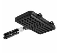 Molde para Waffles Negro de Aluminio Fundido para Horno