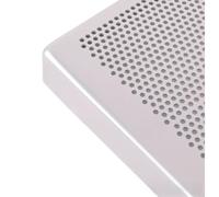 Molde perforado de aleación de aluminio cuadrado de 11 pulgadas con grosor de 1,5 mm para una mejor conducción del calor y estabilidad en pasteles de pan y pizza