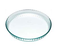 Molde plano de tarta para horno classic pyrex redondo vidrio ø31x4 cm