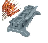 Molde profesional para kebab - Pincho de barbacoa resistente | Herramienta de parrilla reutilizable para cocinar uniformemente shish keebabs carne, mariscos y verduras con diseño de fácil liberación