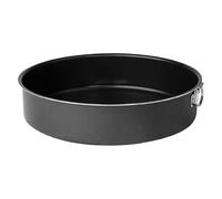 Molde redondo con borde alto Pentalux de aluminio profesional con anillo, diámetro 26 cm, línea Black antiadherente.