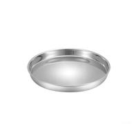 Molde redondo de acero inoxidable 201 para horno, apto para lavavajillas, resistente al calor con superficie lisa para facilitar la extracción, herramienta ideal para hornear tartas y pasteles en