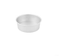 Molde redondo de aleación de aluminio con parte inferior extraíble, bandeja antiadherente para tarta de queso, tarta, pastelería, para hornear de fácil liberación para cocina doméstica, 1 pieza (11