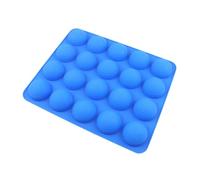 Molde redondo de silicona de grado alimenticio, herramienta multiusos para hornear postres, gelatina, fiesta, postre, esfera de silicona