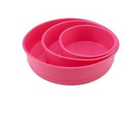 Molde redondo de silicona for pasteles de 1/2 pieza, molde antiadherente for hornear pasteles pequeños.(1PC 6-inch)