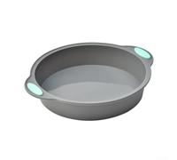 Molde redondo de silicona para hornear de 20 cm, antiadherente, fácil liberación