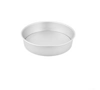 Molde redondo para hornear hecho de aleación de aluminio con parte inferior extraíble para hornear pasteles en varios tamaños, adecuado para uso doméstico (14 pulgadas)