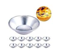 Molde redondo para tartaletas de huevo estilo pastel de nata (10 unidades)