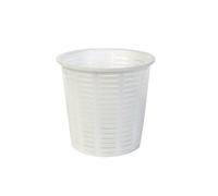 Molde rejilla para queso fresco 500 g, drenaje por gravedad, acabado uniforme, plástico alimentario, fabricado en España, 10 cm diámetro x 10,5 cm alto