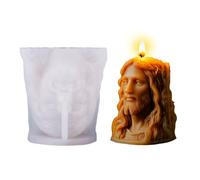 Molde religioso de silicona, molde 3D para velas de la Virgen María/Jesús, molde de resina epoxi para decoración del hogar y elaboración de velas, pasteles y jabón