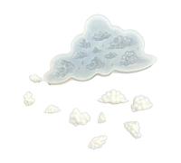 Molde resistente de resina de nubes en miniatura diseñado para crear hermosas decoraciones caseras, artículos de resina de nube en miniatura