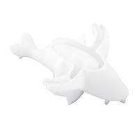 Molde reutilizable de silicona resistente con temática de ballena, accesorio para el hogar para manualidades, adornos de acabado de yeso y organizadores de escritorio, manualidades temáticas