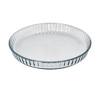Molde Rizado Horno Cristal Borosilicato Ø 28 cm. Ideal Postres, Cocina, Resposteria, Tartas, Quiche, Libre BPA