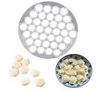 Molde ruso de acero inoxidable, molde de pelmeni de metal con rueda de raviolis de pastelería, duradero y fácil de usar, apto para lavavajillas
