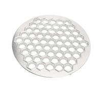 Molde ruso para hacer bolas de masa hervida con 61 agujeros, herramienta de molde de pelmeni, aleación de aluminio, para lavavajillas, prensa rápida de bolas de masa para el hogar, restaurante