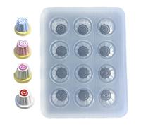 Molde Shaker Resina Filler Silicona Shaker Relleno para la creación de joyas Colgante Llavero Resina Filler Mold Pequeño