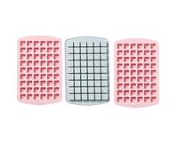Molde Silicona 3 Piezas Cuadradas De Silicona Azúcar Morena Chocolate Caramelo Para Hornear Galletas Pudín Polvo Azul