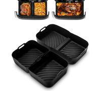 Molde Silicona Accesorios para Ninja 10.4l AF500EU Freidora de Aire,3 Moldes de Silicona (1 x 10,4 litros, 2 x 5,2 litros), Lavavajillas Limpios,Reutilizables