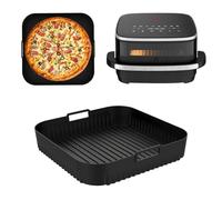 Molde Silicona Freidora Compatible con Moulinex Easy Fry XL Surface AL4018, Moldes Silicona Air Fryer para Tefal Easy Fry XL Surface, Bandeja Silicona Air Fryer Recipiente Air Fryer Accesorios