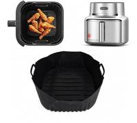 Molde Silicona Freidora De Aire Para Cosori Airfryer Iconic Single 7-in-1 6,2L, Reutilizable Accesorios Airfryer Moldes Cesta Recipiente Airfryer Para COSORI Airfryer CAF-SE601S-CEU