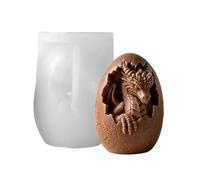 Molde Silicona Huevo Dragón Manualidades 3D De Dragón Reutilizables Con