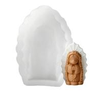 Molde Silicona Niña Orando - Formas Para Figuras De Ángel - Moldes En Silicona Para Elaborar Velas,Hornear Y Manualidades DIY Con Derretida Jabón Yeso Fondant Caramelos Chocolate Y Arcilla