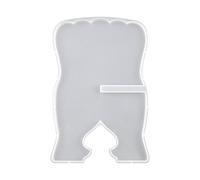 Molde simple de resina de silicona para estantería, fácil de limpiar, 30 x 20 x 0,9 cm, molde de silicona para soporte de música, moldes epoxi para lectura de libros, pantalla multiusos, para epoxi