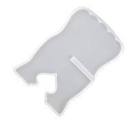 Molde soporte para libros - molde de fundición epoxi de yeso, molde de silicona para soporte de libros | para la decoración del escritorio, la exposición, la oración, la casa, la artesana