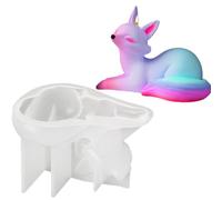 Molde Tod 3d: forma tridimensional de silicona, fundición de bricolaje de silicona, forma para hacer velas, superficie antiadherente, herramienta de elaboración suave | para hormigón aromaterapia