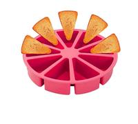 Molde triangular de 9 cavidades de fácil liberación para magdalenas, para pizza, pan de maíz, brownies, magdalenas, galletas de chocolate
