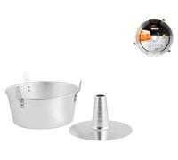 Molde Vespa Americano De Aluminio Con Plato Cm 24