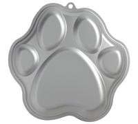 Molde Wilton Paw Print Aluminio Plateado