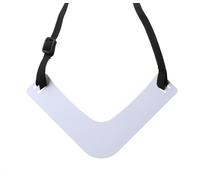 Moldeador De Barba Escote Plantilla Moldeadora Definitiva Guía De Barba Herramienta Recortadora Plantilla Herramienta De Afeitado Plantilla For Perilla De Hombre(WHITE)