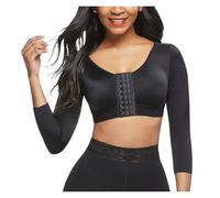 Moldeador de brazos for mujeres, sujetador push up postoperatorio, mangas compresión, adelgazante Para Uso Diario y Fiestas(Black,XL)