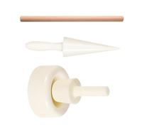 Moldeador de Cono de Helado Profesional Molde Práctico para Hornear y Postre Práctica Herramienta de Cocina de de Madera Máquina para Hacer Conos de Waffles de Mano