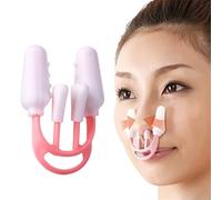 Moldeador de elevación nasal, clip para nariz ancha, alineador de puente sin dolor, corrector invisible de silicona para adultos, herramienta de modelado facial portátil.