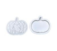 Moldeador de Halloween, moldes de silicona para lámpara de calabaza de Acción de Gracias, suministros de resina para manualidades, yeso, epoxi, soporte para velas, centros de mesa, color
