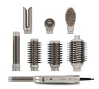 Moldeador de pelo CeramicCare 8in1 AirGlam Gyro Champagne motor brushless 8 cabezales